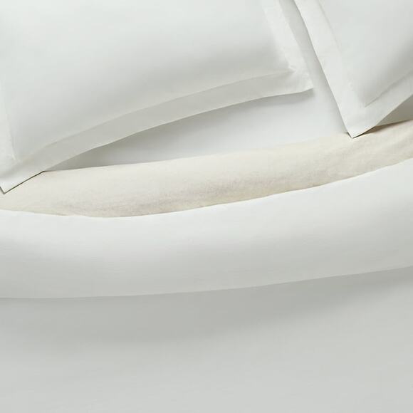 Serta Super Soft 3 Piece Cooling Duvet Cover Set Full / Queen White - Picture 2 of 5